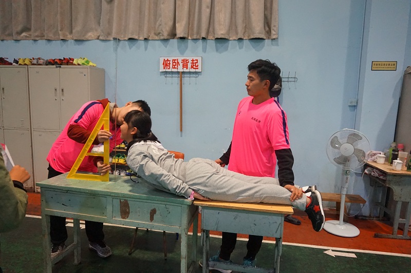 2017年我校学生体质健康省级监测工作顺利结束