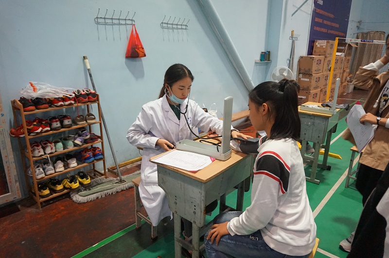 2017年我校学生体质健康省级监测工作顺利结束