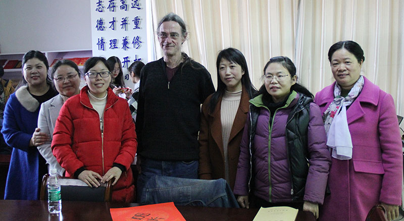 盐城师院外国语学院师生来我校开展交流活动