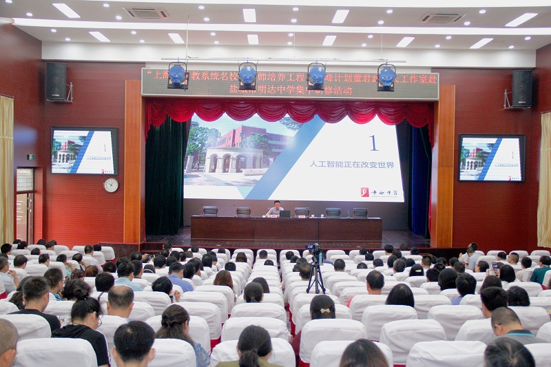 “上海市普教系统名校长名师培养工程”高峰计划教育名家一行莅临我校研修指导