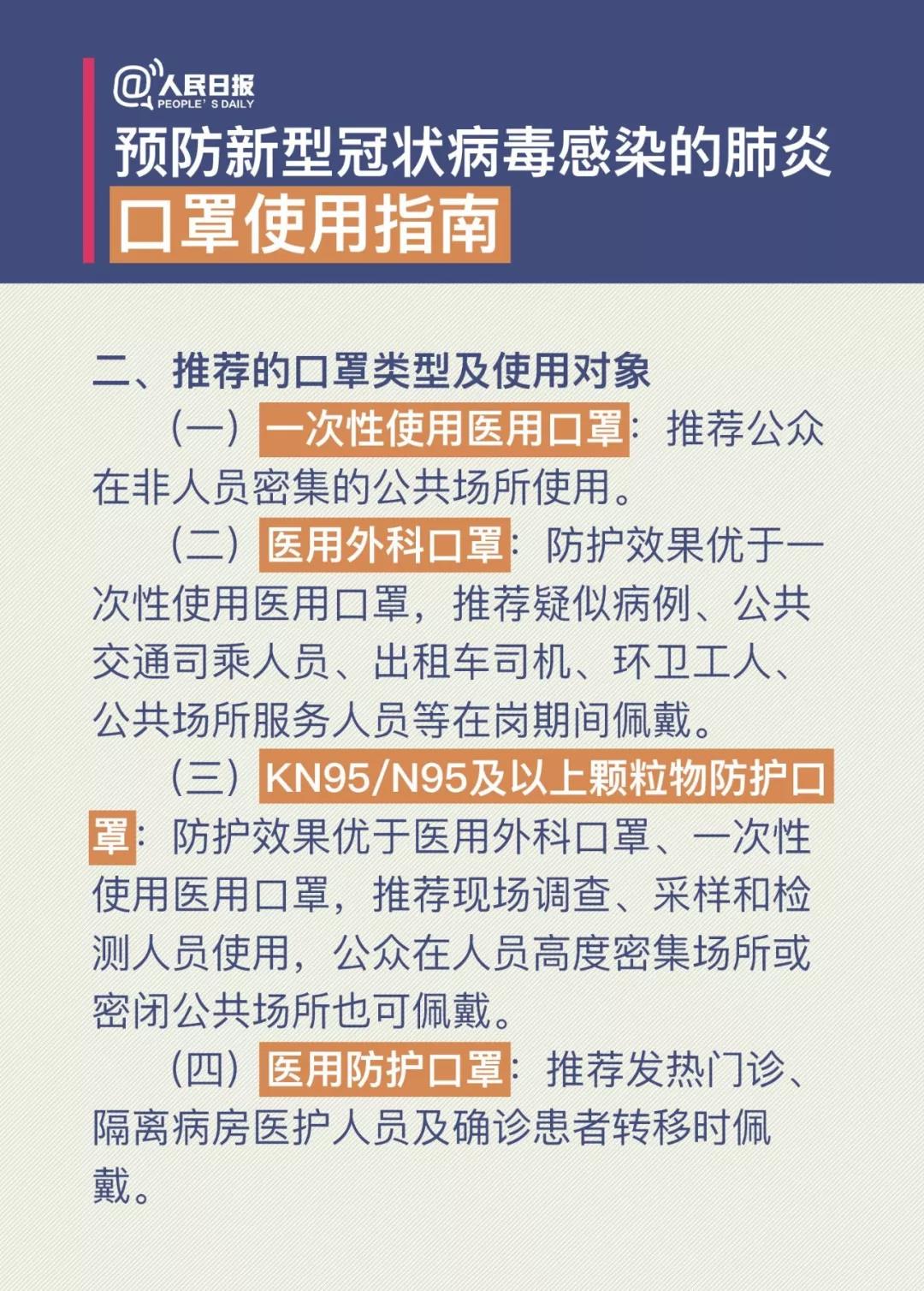 转发：国家卫健委发布权威口罩使用指南