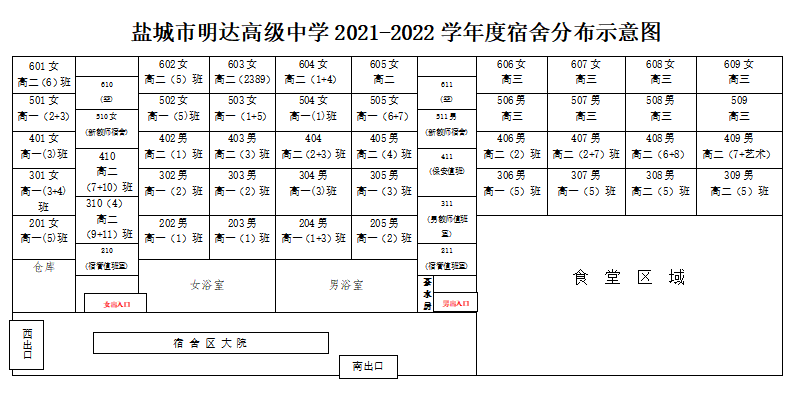 盐城市明达高级中学2021—2022学年度第一学期住宿生消防应急疏散演练方案